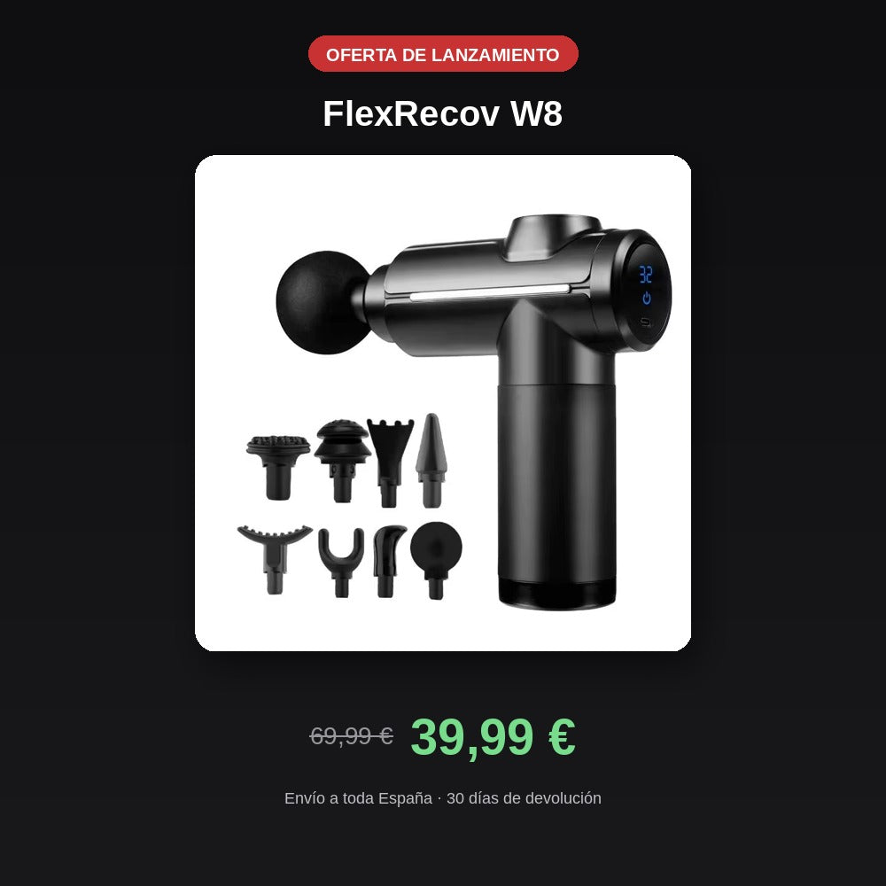 FlexRecov — Masajeador de tejido profundo